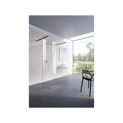 Ravak Walk in Free ścianka prysznicowa 130 cm czarny mat/szkło przezroczyste GW9FJ030SZ1