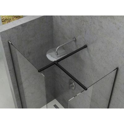 Ravak Walk-In Wall element łączący czarny GWD010003025