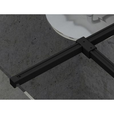 Ravak Walk-In Wall element łączący czarny GWD010003025