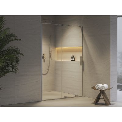 Ravak Roll RODP2 drzwi prysznicowe 120 cm rozsuwane chrom połysk/szkło przezroczyste X08VG0C00Z1