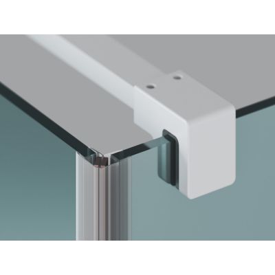 Ravak Cool! ścianka prysznicowa 80 cm biały mat/szkło przezroczyste X9VV40E00Z1