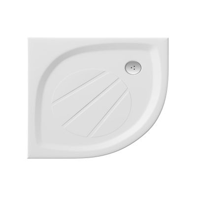 Ravak Galaxy PRO Elipso Pro-90 brodzik 90x90 cm półokrągły biały XA237701010