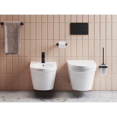 Ravak Uni Slim przycisk spłukujący do WC czarny X01744