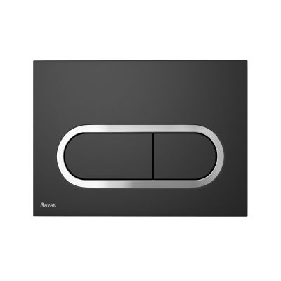 Ravak Chrome przycisk spłukujący do WC czarny X01797