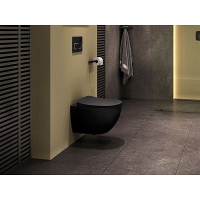 Ravak Chrome przycisk spłukujący do WC czarny X01797