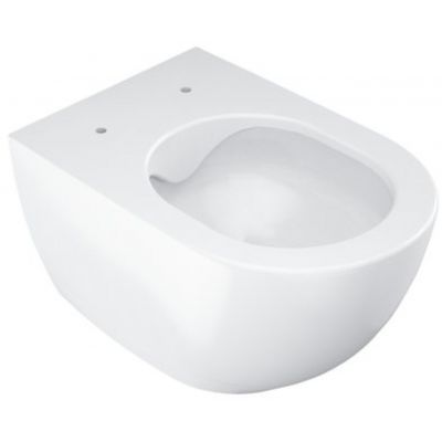 Zestaw Ravak Uni Chrome RimOff miska WC wisząca z deską wolnoopadającą i stelaż podtynkowy Oltens Triberg Torne 5w1 z przyciskiem spłukującym chrom błyszczący (X01535, X01550, 58300100)