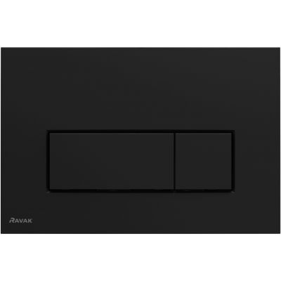 Ravak Uni Slim przycisk spłukujący czarny mat X01744