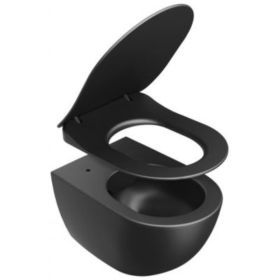 Ravak Chrome deska sedesowa wolnoopadająca czarna X01795