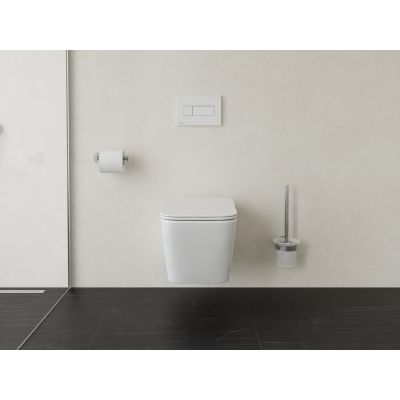 Ravak Natural miska WC z deską wolnoopadającą wisząca bez kołnierza biały połysk X01984