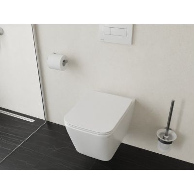 Ravak Natural miska WC z deską wolnoopadającą wisząca bez kołnierza biały połysk X01984