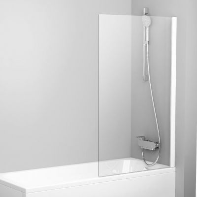 Ravak Pivot PVS1-80 parawan nawannowy 80 cm 1-częściowy biały/przezroczyste 79840100Z1