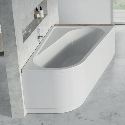Ravak Chrome wanna narożna 160x105 cm prawa biała CA61000000