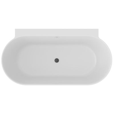 Ravak Freedom W II Tec wanna przyścienna 170x87 cm czarny/biały CC71700000