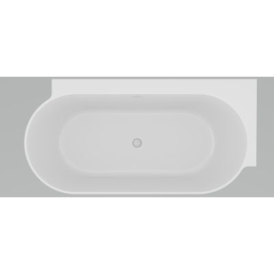 Ravak Freedom Corner II Tec wanna narożna 175x86 cm owalna prawa biały/alabaster pink CC81600000