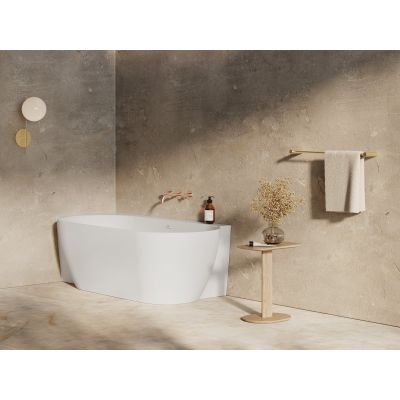 Ravak Freedom Corner II Tec Lewa wanna narożna 175x86 cm owalna biały/biały mat CC91800000