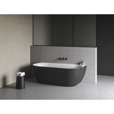 Ravak Freedom W Tec wanna wolnostojąca 170x87 cm czarny/biały CE31700000