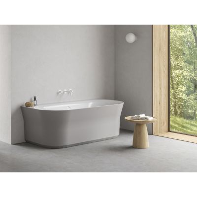 Ravak Ypsilon Wall wanna przyścienna 178x86 cm biała/smoke grey XC00100077