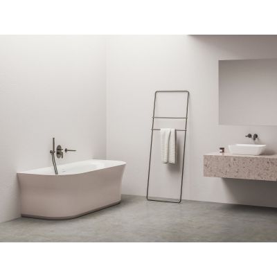 Ravak Ypsilon Wall wanna przyścienna 178x86 cm biała/alabaster pink XC00100084