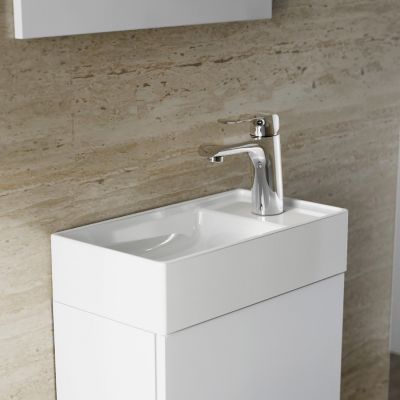 Ravak Veda umywalka 40x22 cm prostokątna meblowa biała XJX01240000