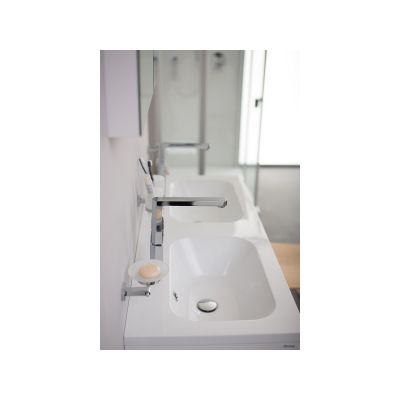 Ravak Chrome umywalka 120x49 cm podwójna biała XJG01112000