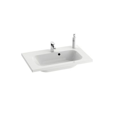 Ravak Chrome umywalka 80x49 cm prostokątna biała XJG01180000