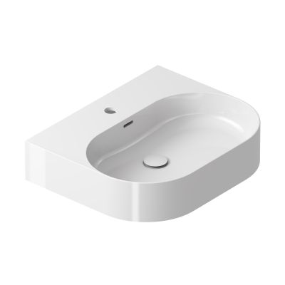 Ravak Ceramic umywalka 55,3x45,2 cm prostokątna ścienna biała XJX01155008