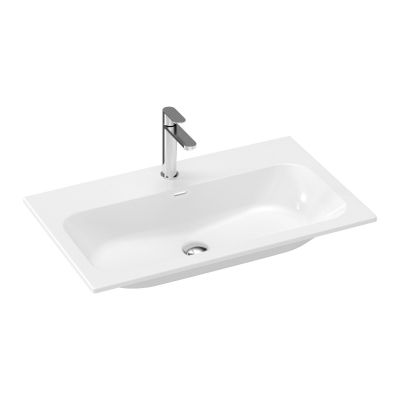 Ravak Chrome umywalka 80,5x49 cm prostokątna meblowa biała XJX01180002