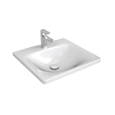 Ravak Balance umywalka 50x46,5 cm prostokątna meblowa biała XJX01250000