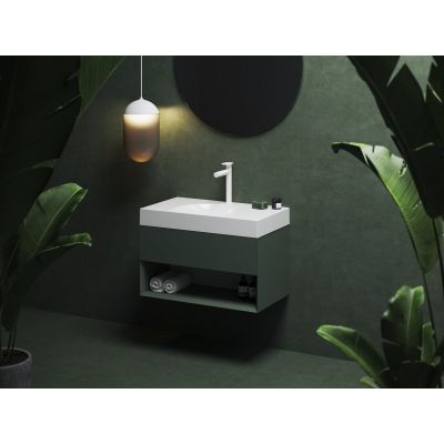 Ravak Lite umywalka 80x45 cm prostokątna meblowa biała XJX01280004