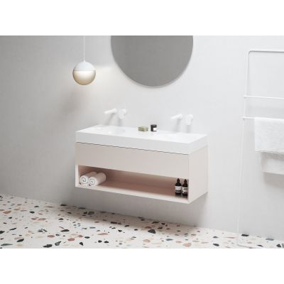 Ravak Lite umywalka 120x45 cm prostokątna meblowa biała XJX01312001