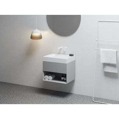 Ravak Lite umywalka 60x45 cm prostokątna meblowa biała XJX01360000