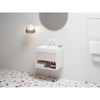 Ravak Lite umywalka 60x45 cm prostokątna meblowa biała XJX01360000