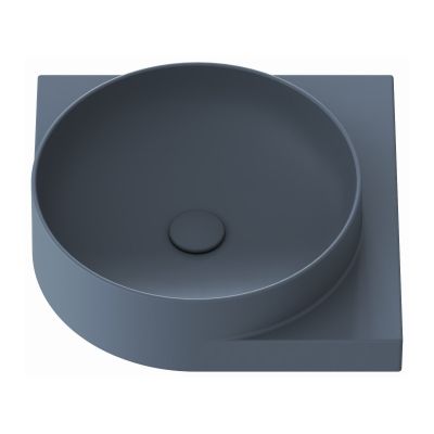 Ravak Yard umywalka 45 cm narożna deepsea blue XJX07045000