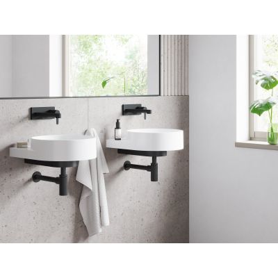 Ravak Yard umywalka 50x40 cm półokrągła ścienna biały mat XJX0E040000