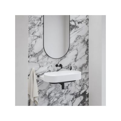 Ravak Yard umywalka 80,5x50 cm półokrągła biały mat XJX0E080000