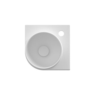 Ravak Yard umywalka 28x28 cm narożna biały mat XJX0E228001