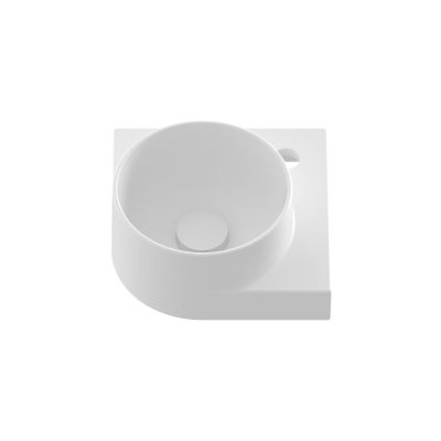 Ravak Yard umywalka 28x28 cm narożna biały mat XJX0E228001