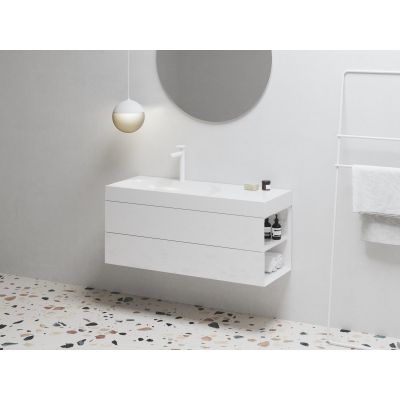 Ravak Lite umywalka 120x45 cm prostokątna meblowa biała XJXP1212000