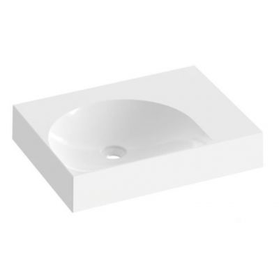 Ravak Lite umywalka 60x45 cm prostokątna meblowa biała XJXP1360000