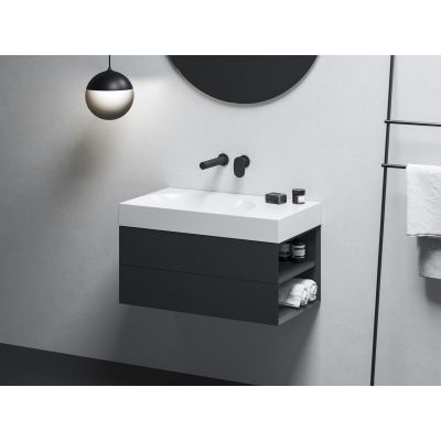 Ravak Lite umywalka 80x45 cm prostokątna meblowa biała XJXP1380001