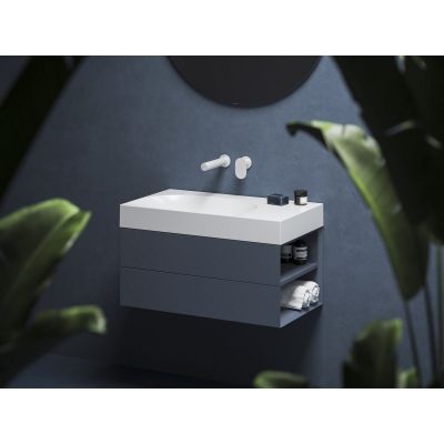 Ravak Lite umywalka 80x45 cm prostokątna meblowa biała XJXP1380001