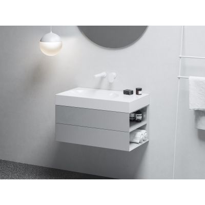 Ravak Lite umywalka 80x45 cm prostokątna meblowa biała XJXP1380001