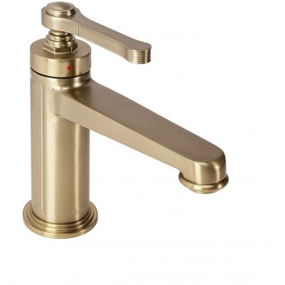 Rea Monaco bateria umywalkowa stojąca złoto szczotkowane REA-B4211