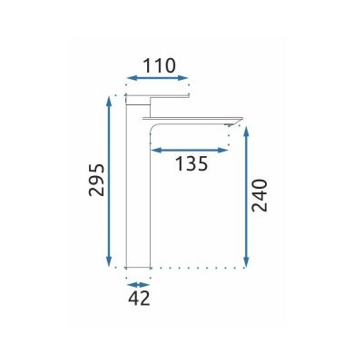 Rea Storm bateria umywalkowa stojąca REA-B4584