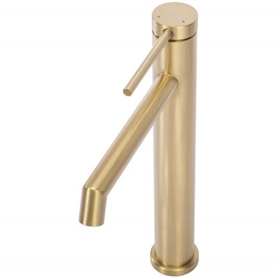 Rea Foss bateria umywalkowa stojąca wysoka złoty szczotkowany REA-B5319