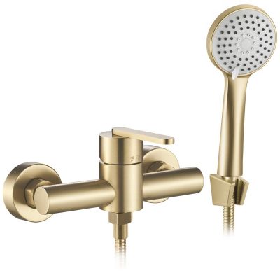 Rea Ontario bateria prysznicowa ścienna złoty szczotkowany REA-B5501