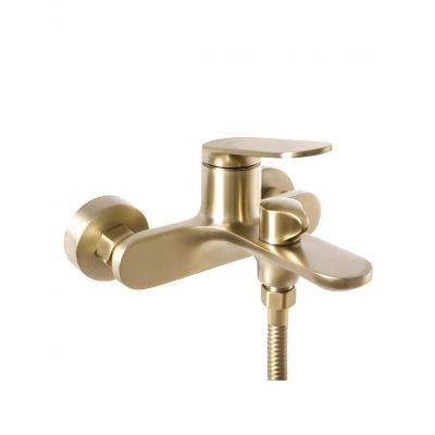 Rea Marco bateria wannowo-prysznicowa ścienna złota REA-B5942