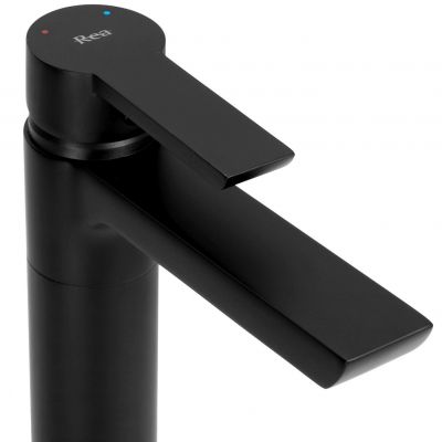 Rea Argus bateria umywalkowa stojąca czarna REA-B6210