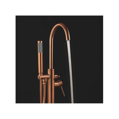 Rea Lungo bateria wannowo-prysznicowa wolnostojąca miedź REA-B7495