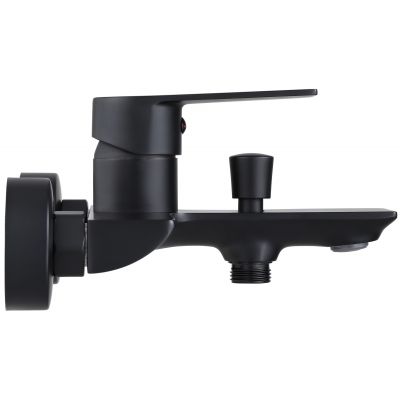 Rea Urban bateria wannowo-prysznicowa ścienna czarny mat REA-B9910